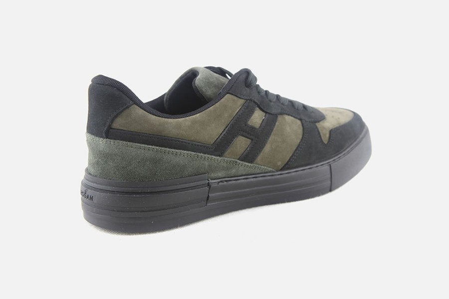 Men Hogan | Hogan - Hogan Rebel Black Jungle Sneakers On Labotte