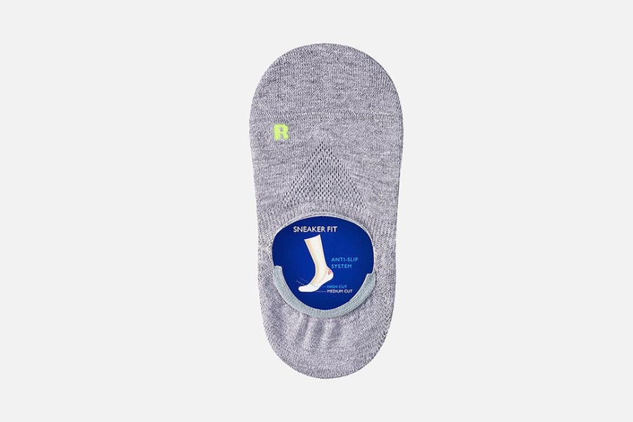 Girls Falke | Falke - Cool Kick Kids Grey No Show Socks On Labotte