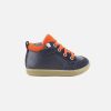 Boys Shoo Pom | Shoo Pom - Bouba Zip Wool Navy Lace-Up Boots On Labotte