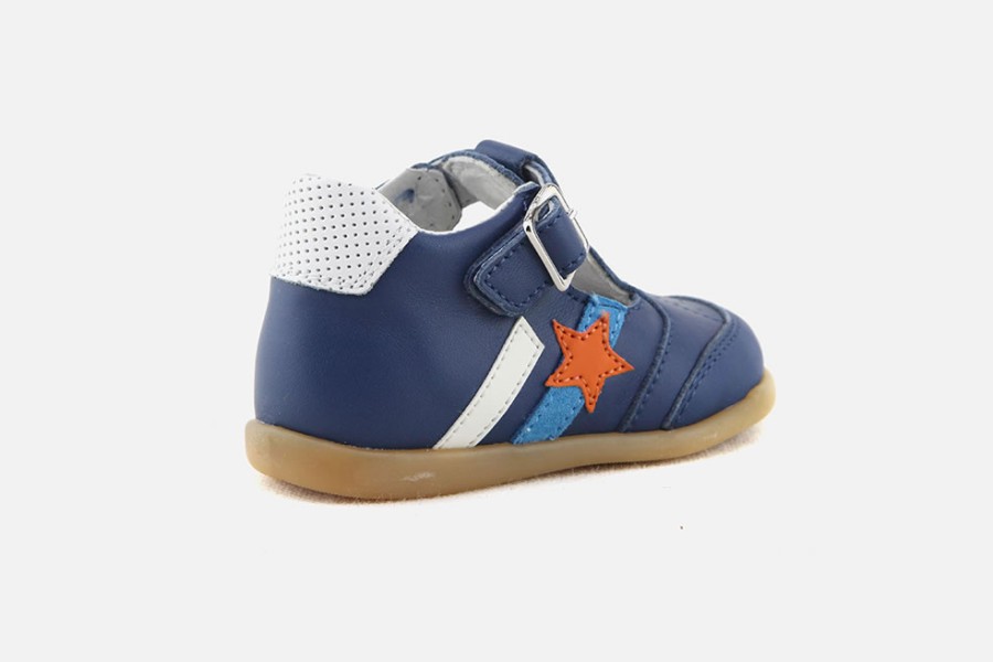 Boys Romagnoli | Romagnoli - Thomas Blue Star Sandals On Labotte