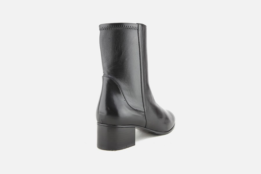 Women Lorenzo Masiero | Lorenzo Masiero - Lago Black Ankle Boots On Labotte
