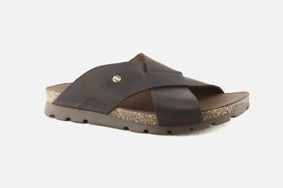 Men Panama Jack | Panama Jack - Shore Brown Sandals On Labotte
