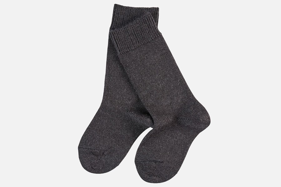 Girls Falke | Falke - Comfort Wool Anthracite Socks On Labotte