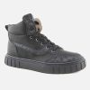 Girls Lunella | Lunella - Lester Black Lace-Up Boots On Labotte