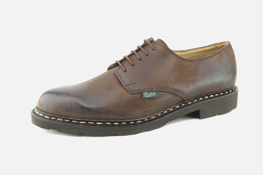 Men Paraboot | Paraboot - Arles Nubuck Gringo Derbies On Labotte