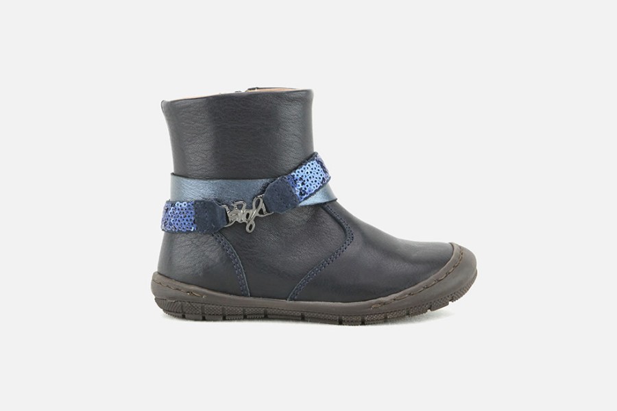 Girls Romagnoli | Romagnoli - Claire Bleu Ankle Boots On Labotte