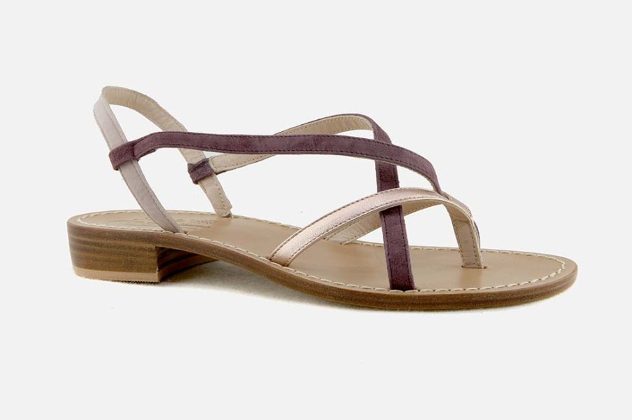 Women Moda Positano | Moda Positano - Positano Rosa Sandals On Labotte