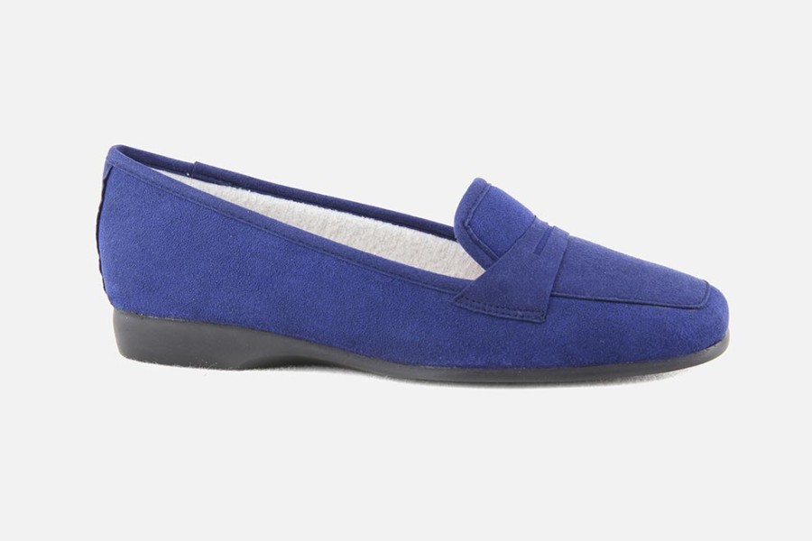 Women Exquise | Exquise - Relax Bleu Low Slippers On Labotte