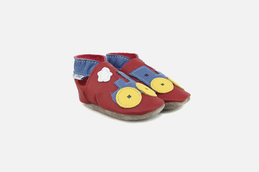 Boys Inch Blue | Inch Blue - Tchoutchou Rouge Layette Shoes On Labotte