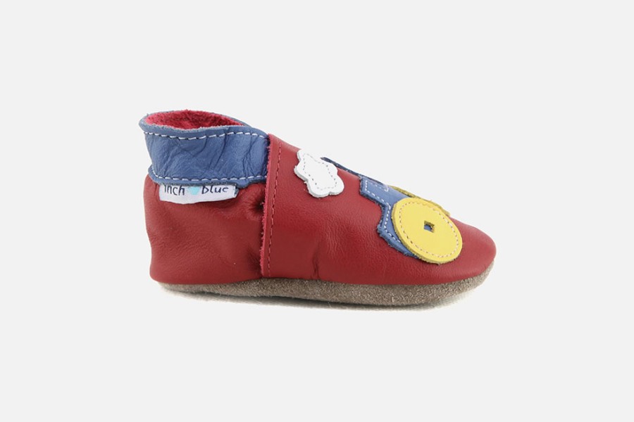Boys Inch Blue | Inch Blue - Tchoutchou Rouge Layette Shoes On Labotte