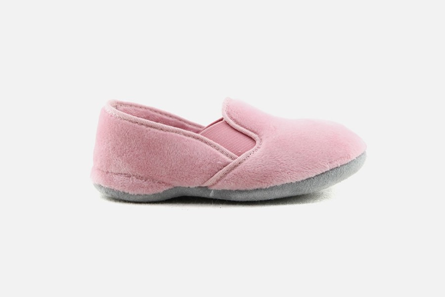 Girls Erel | Erel - Zelie Sweet Rosa Low Slippers On Labotte