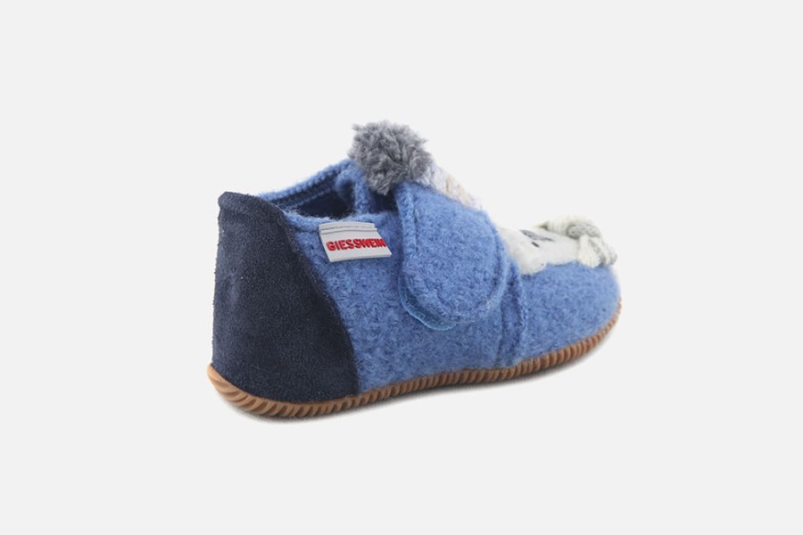 Girls Giesswein | Giesswein - Flocon Azur High Slippers On Labotte