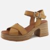 Women Paula Urban | Paula Urban - Norah Camel Sandals On Labotte
