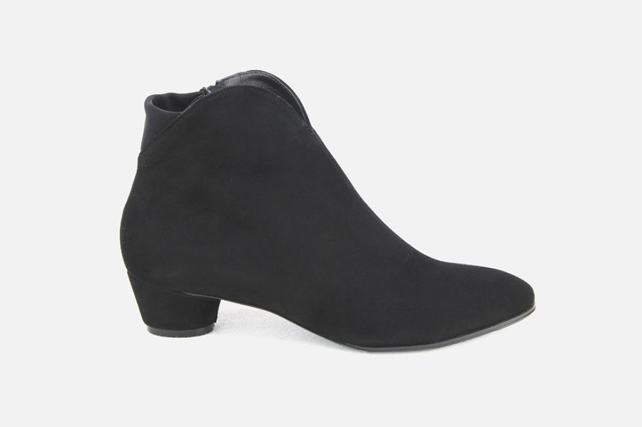 Women Thierry Rabotin | Thierry Rabotin - Salvia D Noir Ankle Boots On Labotte
