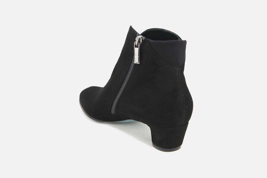 Women Thierry Rabotin | Thierry Rabotin - Salvia D Noir Ankle Boots On Labotte