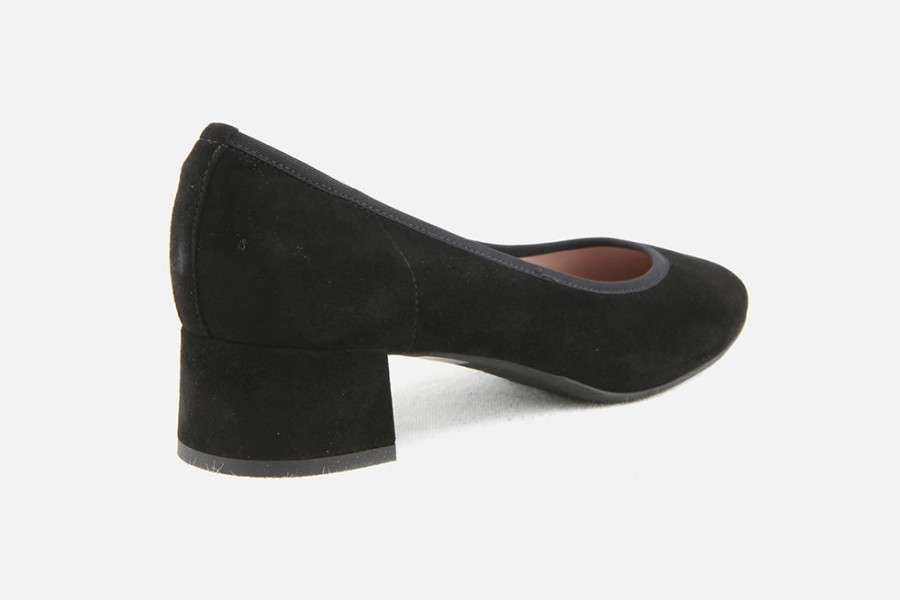 Women Alba Teci | Alba Teci - Astree Daim Noir Pumps On Labotte