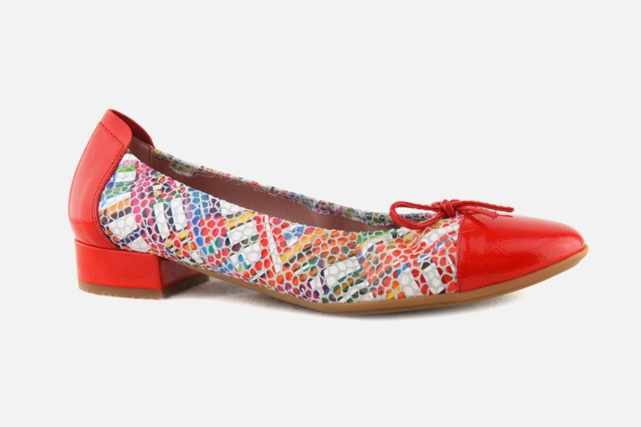 Women Sabrinas | Sabrinas - Damita Rouge Multi Pumps On Labotte