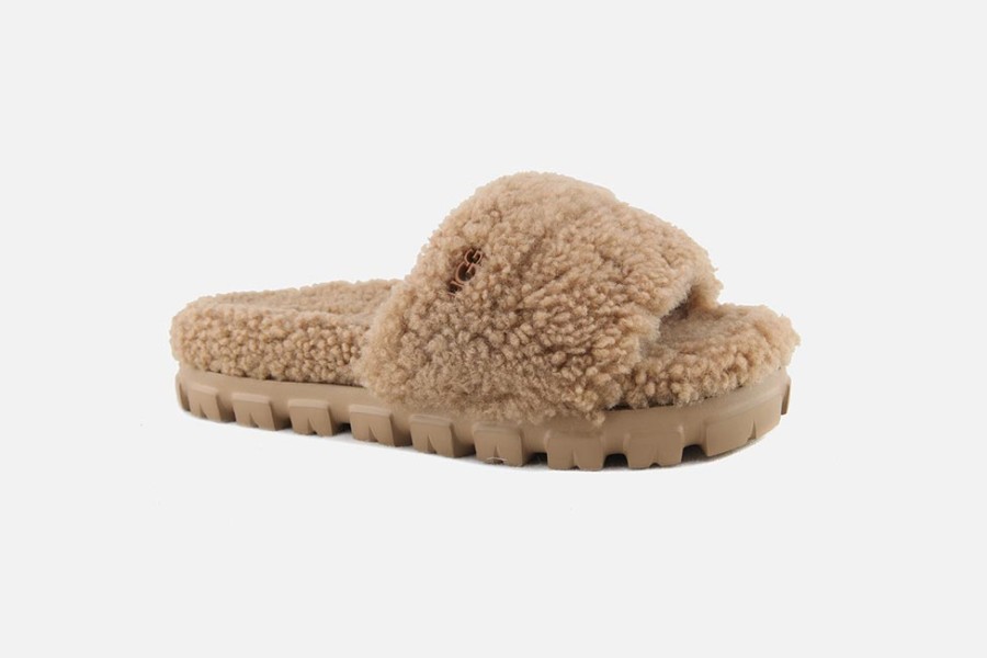 Women UGG | Ugg - Cozetta Curly Chestnut Sandals On Labotte