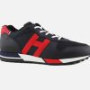 Men Hogan | Hogan - Hogan H383 Black Ruby Sneakers On Labotte