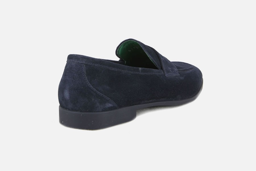 Men Fratelli Rossetti | Fratelli Rossetti - Yacht Portofino Navy Loafers On Labotte