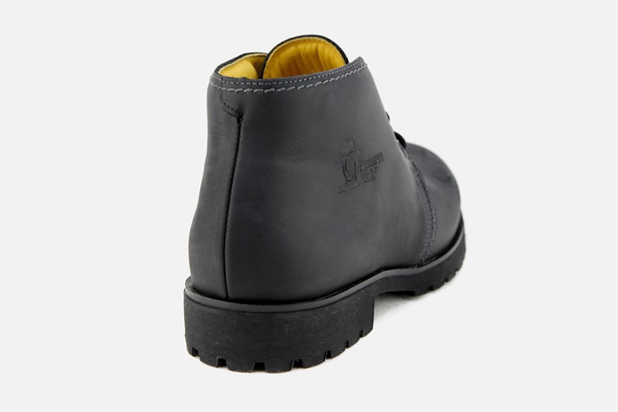 Men Panama Jack | Panama Jack - Bota Panama Black Lace-Up Boots On Labotte