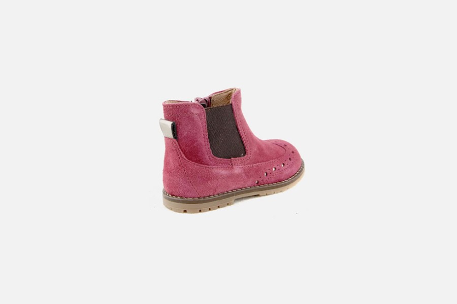 Girls Romagnoli | Romagnoli - Karelia Fuxia Ankle Boots On Labotte