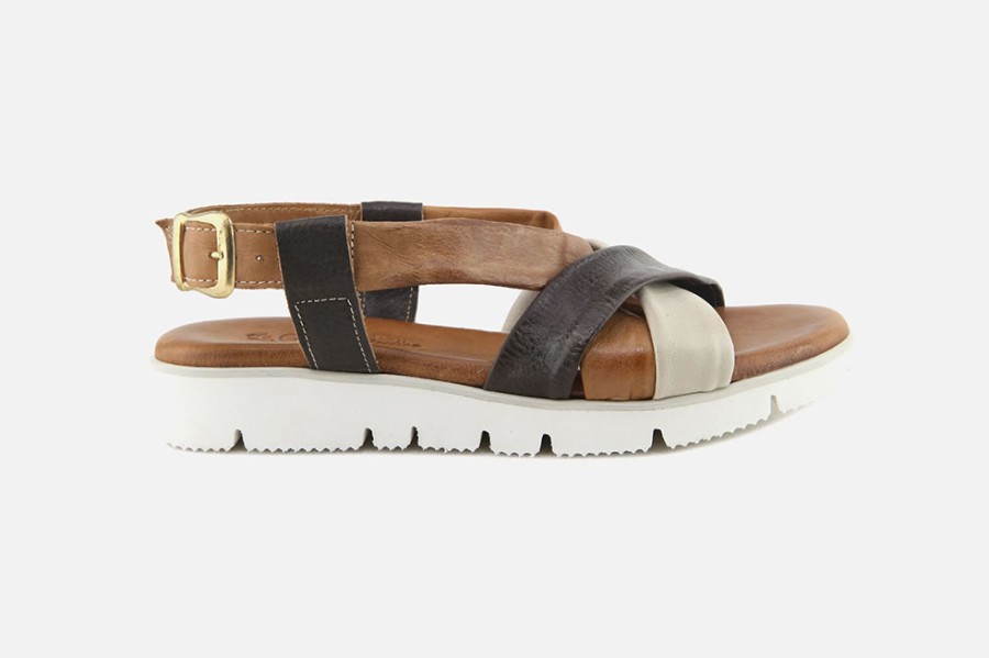 Women Le Gatte Collection | Le Gatte Collection - Parme Tabacco Sandals On Labotte