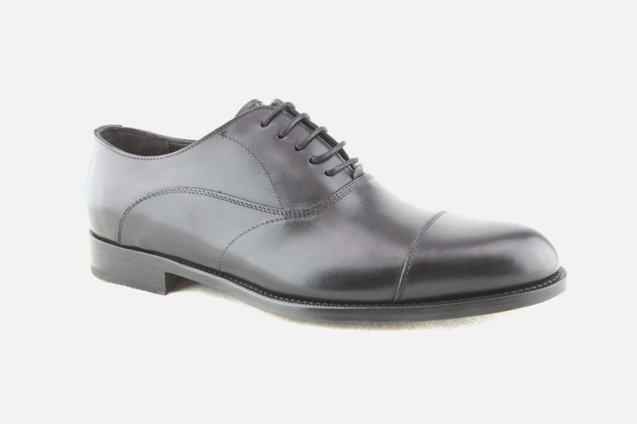 Men Calpierre | Calpierre - Raspail Lisse Noir Oxfords On Labotte
