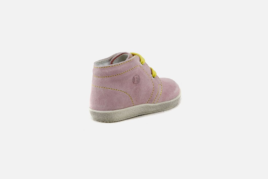 Girls Falcotto | Falcotto - Pilote Rosa Sun Lace-Up Boots On Labotte