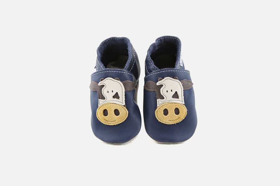Girls Inch Blue | Inch Blue - Oh La Vache Bleu Layette Shoes On Labotte