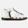 Girls Romagnoli | Romagnoli - Adele Blanc Sandals On Labotte