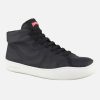 Women Camper | Camper - Touring Mid Black Lace-Up Boots On Labotte