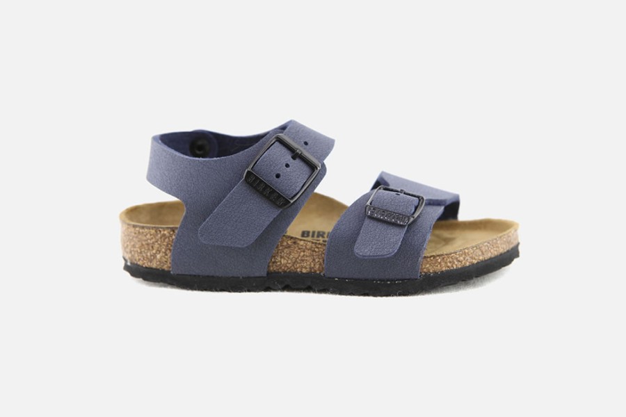 Girls Birkenstock | Birkenstock - Newyork Navy Sandals On Labotte