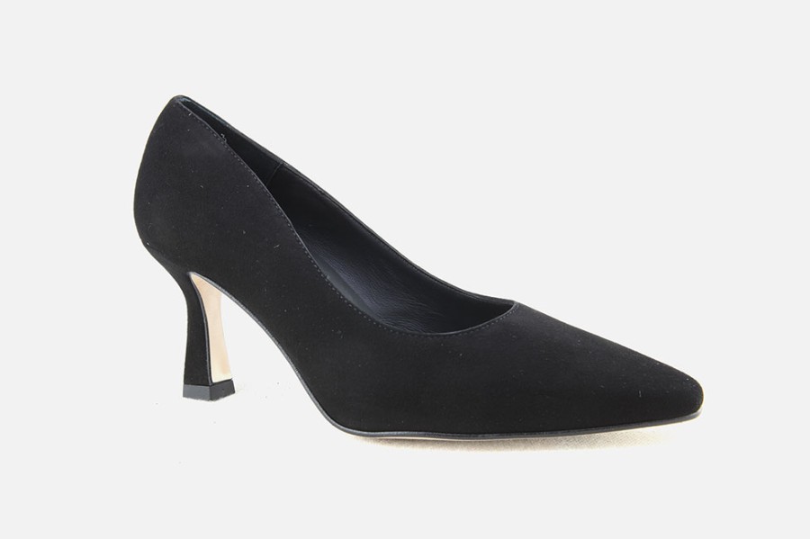 Women Pedro Miralles | Pedro Miralles - Fanny Daim Noir Pumps On Labotte