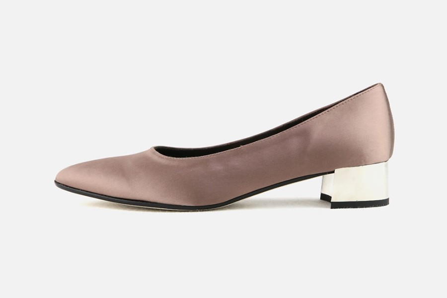 Women Brunate | Brunate - Bal Satin Bruyere Pumps On Labotte