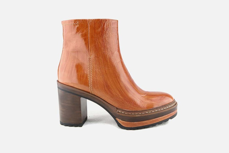Women Pons Quintana | Pons Quintana - Tofu Rust Ankle Boots On Labotte