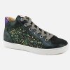 Girls Pom d'Api | Pom D'Api - Top Zippy Emeraude Purple Lace-Up Boots On Labotte