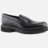 Women Heschung | Heschung - Lilium Windsor Noir Femme Loafers On Labotte