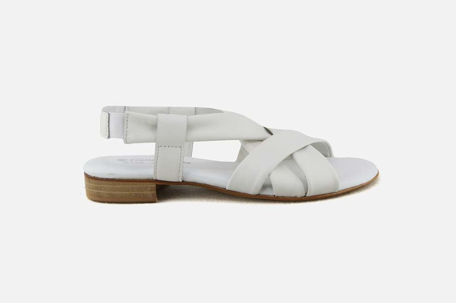 Women Le Gatte Collection | Le Gatte Collection - Paradiso Blanc Sandals On Labotte