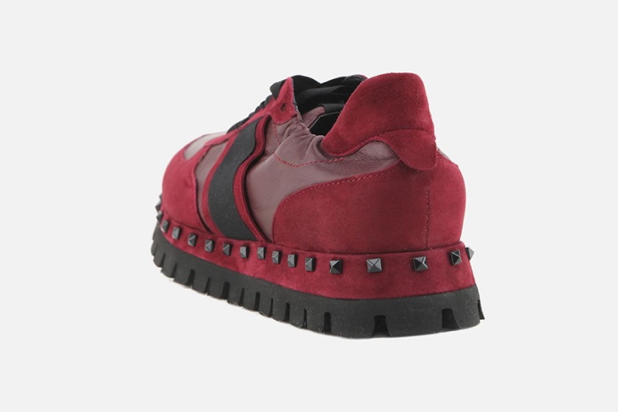 Women Kennel & Schmenger | Kennel & Schmenger - Slow Rubis Noir Sneakers On Labotte