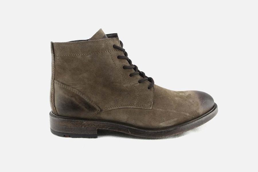 Men LLOYD | Lloyd - Dual Mud Vintage Lace-Up Boots On Labotte