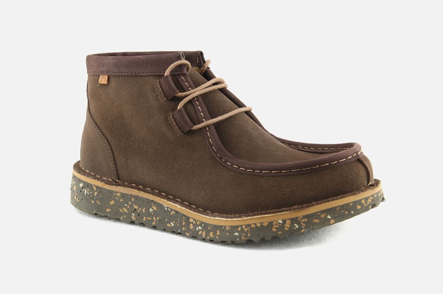 Women El Naturalista | El Naturalista - Felsen Chukka Brown Lace-Up Boots On Labotte