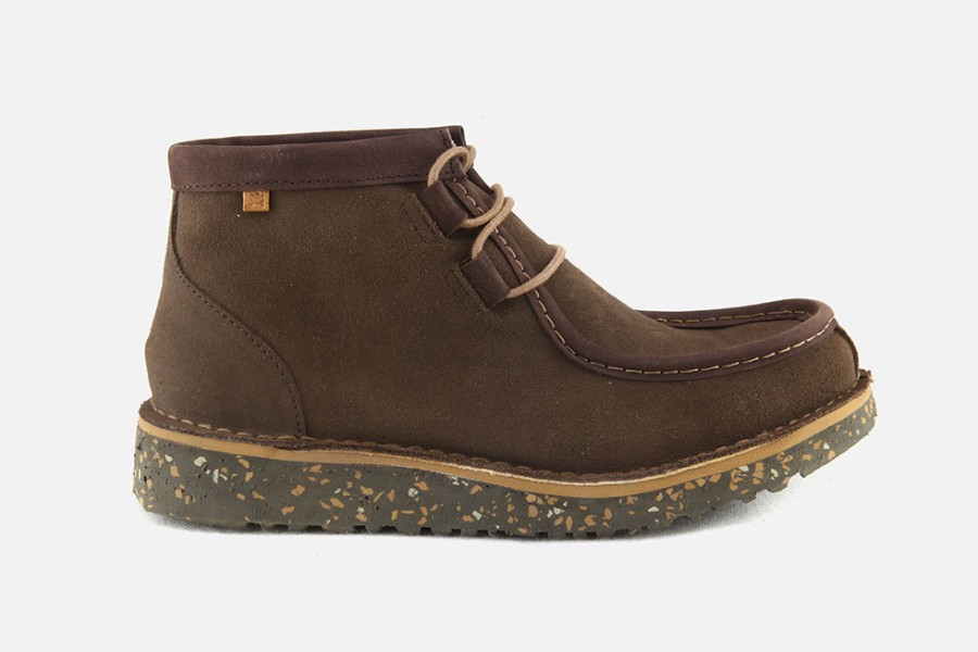Women El Naturalista | El Naturalista - Felsen Chukka Brown Lace-Up Boots On Labotte