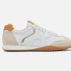 Women Hogan | Hogan - Hogan Olympia Z White Sandy Sneakers On Labotte