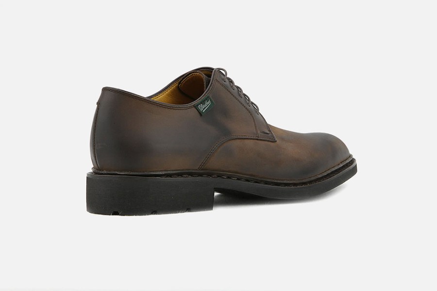 Men Paraboot | Paraboot - Frenaye Nub Marron Derbies On Labotte