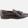 Women Pedro Miralles | Pedro Miralles - Magnetic Choco Croco Loafers On Labotte