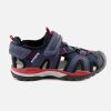 Boys Geox | Geox - Borealis Blue Red Sandals On Labotte