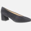 Women Brunate | Brunate - Bayonne Daim Noir Pumps On Labotte