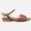 Women Cervone | Cervone - Cavalcade Noisette Sandals On Labotte