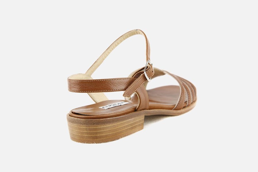 Women Cervone | Cervone - Cavalcade Noisette Sandals On Labotte